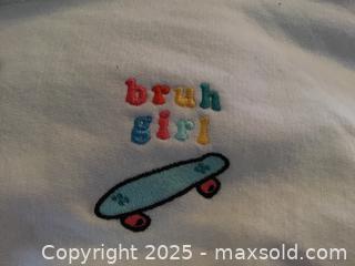 MaxSold Auction: Gildan Bruh Girls White Hoodie Medium - Hamilton (Ontario, Canada) SELLER MANAGED Downsizing Online Auction - Moffat Road
