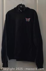 MaxSold Auction: Jerzees Butterfly Black Hoodie Medium - Hamilton (Ontario, Canada) SELLER MANAGED Downsizing Online Auction - Moffat Road