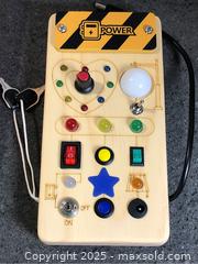 MaxSold Auction: LED Wooden Busy Board Toy - Hamilton (Ontario, Canada) SELLER MANAGED Downsizing Online Auction - Moffat Road