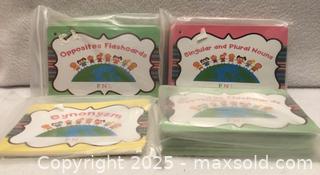 MaxSold Auction: Lot/4 Packages Of Educational Flash Cards - Hamilton (Ontario, Canada) SELLER MANAGED Downsizing Online Auction - Moffat Road