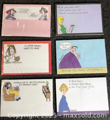 MaxSold Auction: Lot/6 Funny Self Stick Note Pads - Hamilton (Ontario, Canada) SELLER MANAGED Downsizing Online Auction - Moffat Road
