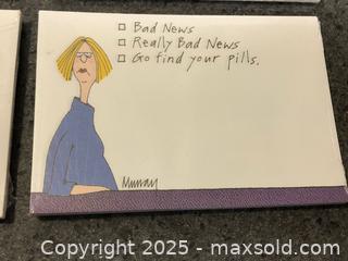 MaxSold Auction: Lot/6 Funny Self Stick Note Pads - Hamilton (Ontario, Canada) SELLER MANAGED Downsizing Online Auction - Moffat Road