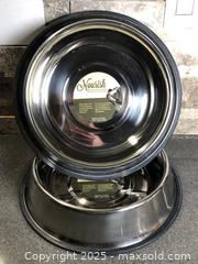 MaxSold Auction: Lot of 2 Stainless Steel Pet Dishes - Hamilton (Ontario, Canada) SELLER MANAGED Downsizing Online Auction - Moffat Road