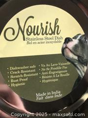 MaxSold Auction: Lot of 2 Stainless Steel Pet Dishes - Hamilton (Ontario, Canada) SELLER MANAGED Downsizing Online Auction - Moffat Road