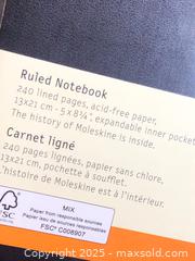 MaxSold Auction: Moleskine Ruled Notebook - Hamilton (Ontario, Canada) SELLER MANAGED Downsizing Online Auction - Moffat Road