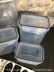 MaxSold Auction: Storage Stuff 4pc Snap Lock Containers - Hamilton (Ontario, Canada) SELLER MANAGED Downsizing Online Auction - Moffat Road