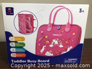 MaxSold Auction: Toddler Unicorn Busy Board Activity Bag - Hamilton (Ontario, Canada) SELLER MANAGED Downsizing Online Auction - Moffat Road