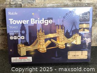 MaxSold Auction: Tower Bridge 3D Wooden Puzzle - Hamilton (Ontario, Canada) SELLER MANAGED Downsizing Online Auction - Moffat Road