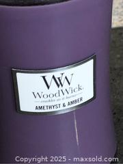 MaxSold Auction: Wood Wick Amethyst &#38; Amber Candle - Hamilton (Ontario, Canada) SELLER MANAGED Downsizing Online Auction - Moffat Road