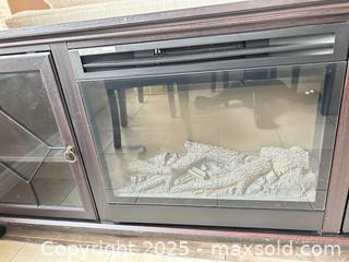 MaxSold Auction: 67 in Dark Brown Media Console with Electric Fireplace - Waterloo (Ontario, Canada) SELLER MANAGED Estate Sale Online Auction -  New Hampshire Street