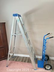 MaxSold Auction: Aluminum Step Ladder (Approx. 6 ft) &#38; Steel Hand Truck - Waterloo (Ontario, Canada) SELLER MANAGED Estate Sale Online Auction -  New Hampshire Street