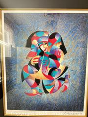 MaxSold Auction: Anatole Krasnyansky &#39;Play that Horn II #15&#39; Framed Signed Print - Waterloo (Ontario, Canada) SELLER MANAGED Estate Sale Online Auction -  New Hampshire Street