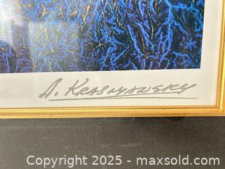 MaxSold Auction: Anatole Krasnyansky &#39;Play that Horn II #15&#39; Framed Signed Print - Waterloo (Ontario, Canada) SELLER MANAGED Estate Sale Online Auction -  New Hampshire Street