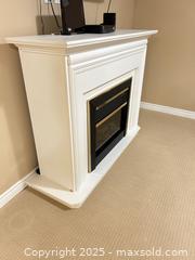 MaxSold Auction: Freestanding White Mantel with Electric Fireplace Insert - Waterloo (Ontario, Canada) SELLER MANAGED Estate Sale Online Auction -  New Hampshire Street