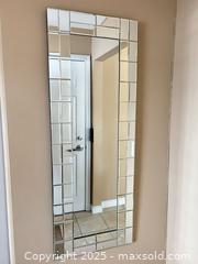 MaxSold Auction: Full-Length Rectangular Wall Mirror with Mirrored Tile Frame - Waterloo (Ontario, Canada) SELLER MANAGED Estate Sale Online Auction -  New Hampshire Street
