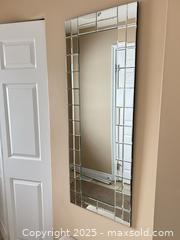 MaxSold Auction: Full-Length Rectangular Wall Mirror with Mirrored Tile Frame - Waterloo (Ontario, Canada) SELLER MANAGED Estate Sale Online Auction -  New Hampshire Street