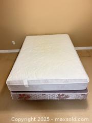 MaxSold Auction: Full/Double Mattress Set with Box Spring & Metal Frame on Casters - Waterloo (Ontario, Canada) SELLER MANAGED Estate Sale Online Auction -  New Hampshire Street