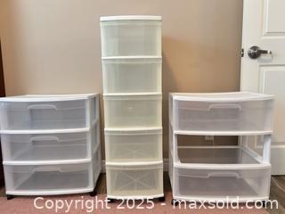 MaxSold Auction: Lot of 3 Plastic Drawer Storage Units, Sterilite &#38; Gracious Living - Waterloo (Ontario, Canada) SELLER MANAGED Estate Sale Online Auction -  New Hampshire Street