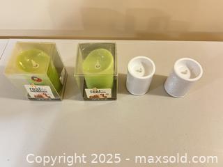 MaxSold Auction: Lot of 4 Flameless LED Candles — ReaLite / Abbott - Waterloo (Ontario, Canada) SELLER MANAGED Estate Sale Online Auction -  New Hampshire Street