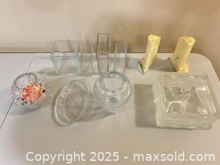 MaxSold Auction: Lot of Mixed Decorative Crystal & Clear Glassware (Approx. 10 pcs) - Waterloo (Ontario, Canada) SELLER MANAGED Estate Sale Online Auction -  New Hampshire Street