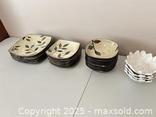 MaxSold Auction: Pfaltzgraff Mixed Stoneware Dinnerware Set — Lot - Waterloo (Ontario, Canada) SELLER MANAGED Estate Sale Online Auction -  New Hampshire Street
