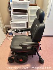 MaxSold Auction: Pride Power Wheelchair — Black Vinyl, Joystick & Charger - Waterloo (Ontario, Canada) SELLER MANAGED Estate Sale Online Auction -  New Hampshire Street