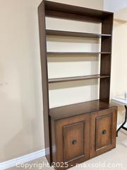 MaxSold Auction: Solid Wood 80"H x 40"W x 16"D Cabinet with Shelves - Waterloo (Ontario, Canada) SELLER MANAGED Estate Sale Online Auction -  New Hampshire Street