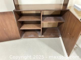 MaxSold Auction: Solid Wood 80"H x 40"W x 16"D Cabinet with Shelves - Waterloo (Ontario, Canada) SELLER MANAGED Estate Sale Online Auction -  New Hampshire Street