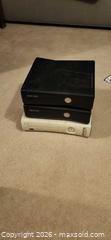 MaxSold Auction: stack of three Microsoft Xbox 360 - Toronto (Ontario, Canada) SELLER MANAGED Downsizing Online Auction -  Pilkington Drive