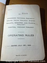 MaxSold Auction: Antique Railroad Manuals A - Greater Napanee (Ontario, Canada) PARTNER MANAGED Estate Sale Online Auction - Camden Road