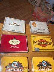 MaxSold Auction: Cigs Tins A - Greater Napanee (Ontario, Canada) PARTNER MANAGED Estate Sale Online Auction - Camden Road