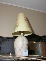 MaxSold Auction: Pottery Lamp With Dornbush Shade A - Greater Napanee (Ontario, Canada) PARTNER MANAGED Estate Sale Online Auction - Camden Road