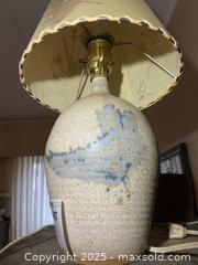 MaxSold Auction: Pottery Lamp With Dornbush Shade A - Greater Napanee (Ontario, Canada) PARTNER MANAGED Estate Sale Online Auction - Camden Road