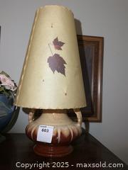 MaxSold Auction: Pottery Lamp With Dornbush Shade A - Greater Napanee (Ontario, Canada) PARTNER MANAGED Estate Sale Online Auction - Camden Road