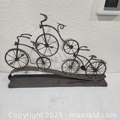 MaxSold Auction: Decorative Iron Bicycle Trio Sculpture - Sacramento (California, USA) SELLER MANAGED Reseller Online Auction - Arden Way