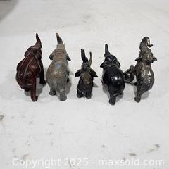 MaxSold Auction: Mixed Decorative Elephant Figures (Lot of 7) - Sacramento (California, USA) SELLER MANAGED Reseller Online Auction - Arden Way