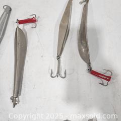 MaxSold Auction: Mixed Deep Sea Metal Fishing Lures - Sacramento (California, USA) SELLER MANAGED Reseller Online Auction - Arden Way