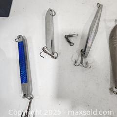 MaxSold Auction: Mixed Deep Sea Metal Fishing Lures - Sacramento (California, USA) SELLER MANAGED Reseller Online Auction - Arden Way