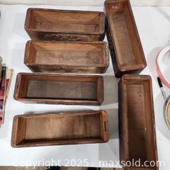 MaxSold Auction: Set of Carved Wooden Storage Boxes - Sacramento (California, USA) SELLER MANAGED Reseller Online Auction - Arden Way