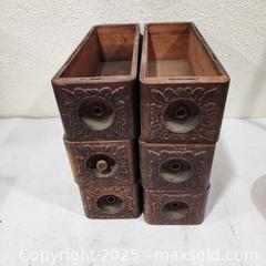 MaxSold Auction: Set of Carved Wooden Storage Boxes - Sacramento (California, USA) SELLER MANAGED Reseller Online Auction - Arden Way