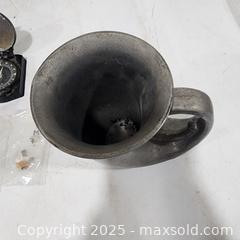 MaxSold Auction: Swiss Music Box Beer Stein, Pewter Pitcher & Foreign Coins Lot - Sacramento (California, USA) SELLER MANAGED Reseller Online Auction - Arden Way