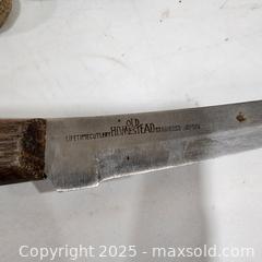 MaxSold Auction: Vintage Kitchen Knife Bundle with Cleavers & Filet Cutting Utensil - Sacramento (California, USA) SELLER MANAGED Reseller Online Auction - Arden Way