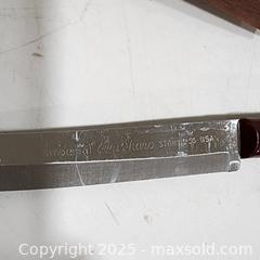 MaxSold Auction: Vintage Kitchen Knife Bundle with Cleavers & Filet Cutting Utensil - Sacramento (California, USA) SELLER MANAGED Reseller Online Auction - Arden Way