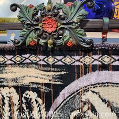 MaxSold Auction: Vintage Woven Cat Tapestry Wall Hanging - Sacramento (California, USA) SELLER MANAGED Reseller Online Auction - Arden Way