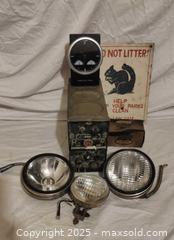 MaxSold Auction: Analog Desk/Wall Clock with Gauges and Lights (Electric) - Toronto (Ontario, Canada) SELLER MANAGED Downsizing Online Auction - Rutherford Avenue