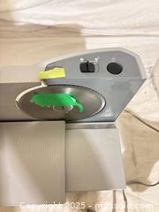 MaxSold Auction: Bravetti 6&#34; Electric Meat Slicer, 120V, Silver - Toronto (Ontario, Canada) SELLER MANAGED Downsizing Online Auction - Rutherford Avenue