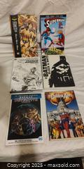 MaxSold Auction: DC Comics Trade Paperback Collection - 6 Graphic Novels - Toronto (Ontario, Canada) SELLER MANAGED Downsizing Online Auction - Rutherford Avenue