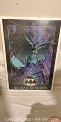 MaxSold Auction: Framed Batman Returns Jigsaw Puzzle Wall Art (1992) - Toronto (Ontario, Canada) SELLER MANAGED Downsizing Online Auction - Rutherford Avenue