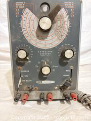 MaxSold Auction: Heathkit IT-11 Capacitor Checker Capacitance Meter (Bench) - Toronto (Ontario, Canada) SELLER MANAGED Downsizing Online Auction - Rutherford Avenue