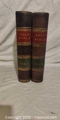 MaxSold Auction: Holy Bible — 2-Volume Set, Full Leather, Large Folio - Toronto (Ontario, Canada) SELLER MANAGED Downsizing Online Auction - Rutherford Avenue